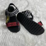 Givenchy Unisex Black & Red Sandal
