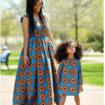 Lovely Mother and Daughter Dress
