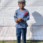 Long-Sleeve African Boy Dress
