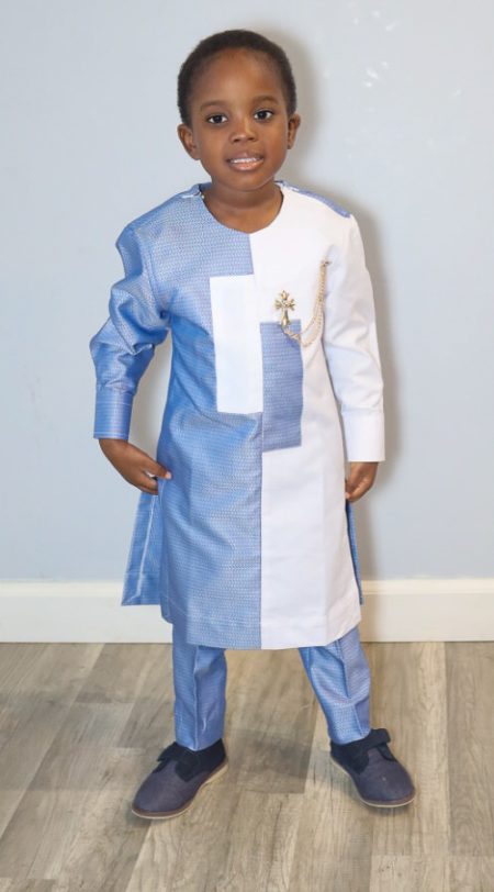Long-Sleeve African Boy Dress